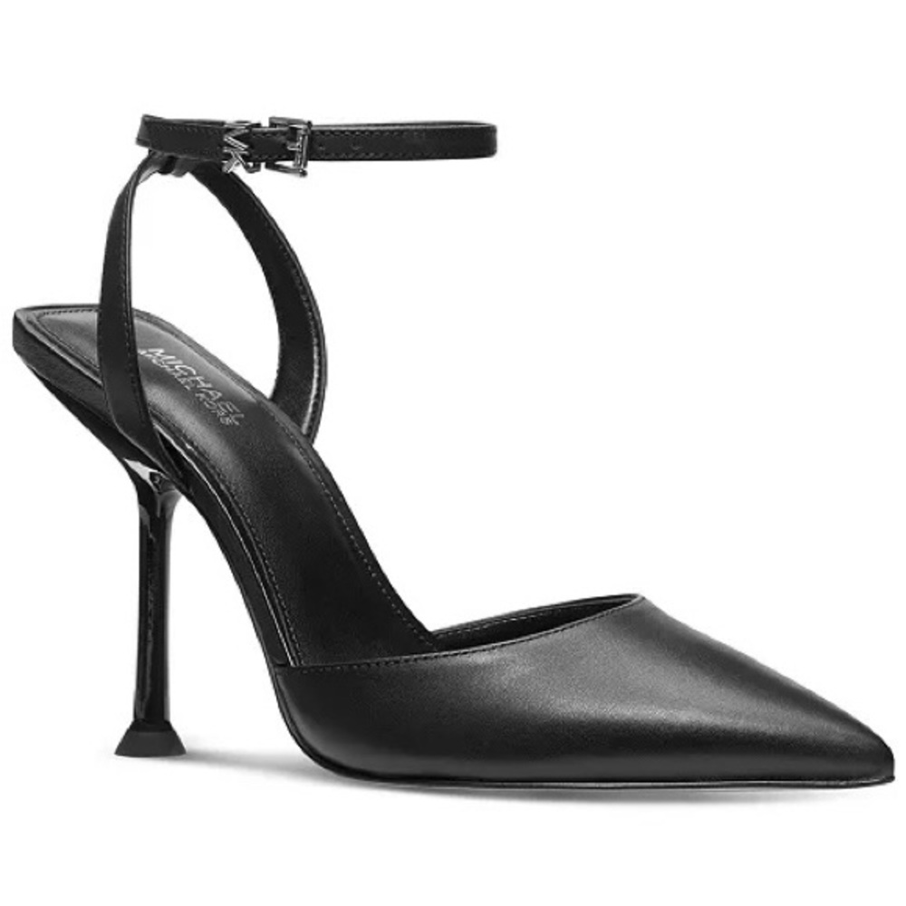 Michael Kor’s Women's Imani Ankle-Strap Pointed-Toe Pumps Black